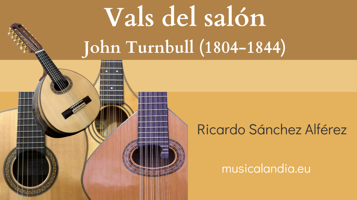 Assembly Waltz – Vals del Salón “Portada del vídeo ‘Assembly Waltz (Vals del Salón)’ con instrumentos de plectro: bandurria, mandolina, laúd y guitarra.